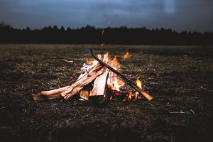 Bålsted i det fri, bål til shelter